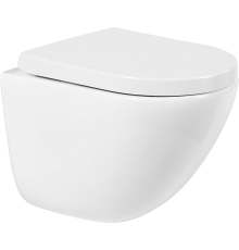 Унитаз подвесной BelBagno Amanda BB051CHR безободковый, крышка BB865SC с микролифтом