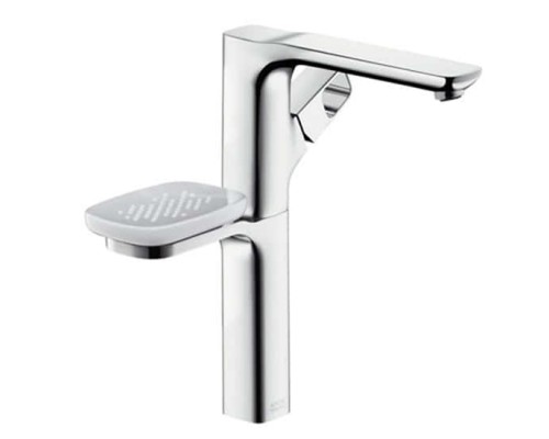 СНЯТAX 11 034 000 Urquiola Смеситель для раковины 280 мм, с мыльницей, гладкий 11034000