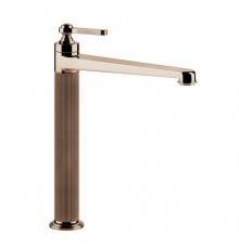 Gessi Venti20 Смеситель для раковины, на 1 отв., высокий, с донным клапаном, цвет: Copper PVD. 65003#030