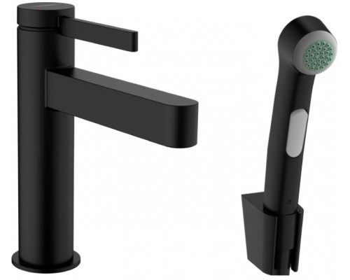 HG 76 210 670 Finoris Смеситель для раковины 113 мм, с гигиеническим душем, 5 л/мин