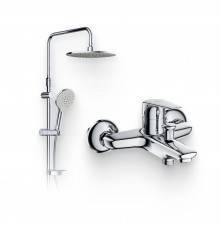 Душевой комплект Смеситель AM.PM Joy F85E10000 + Стойка Gem F0790000