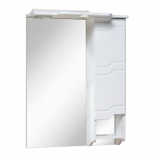Шкаф зеркальный RUNO Стиль 65, правый УТ000002339