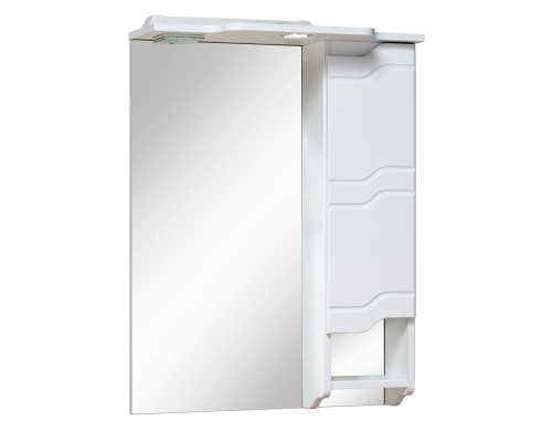 Шкаф зеркальный RUNO Стиль 65, правый УТ000002339