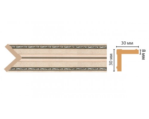 Угол DECOMASTER 116-59 ДМ (30*30*2400 мм)