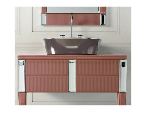 Oasis Rialto Комплект мебели напольный, №5, L116xP51x H:200см, цвет: glossy Marsala/хром. Oasis Rialto Комплект мебели напольный, №5, L116xP51x H:200см, цвет: glossy Marsala/хром.