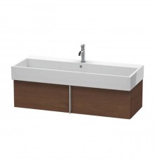 Duravit VA Тумба подвесная, 118.4x43.1х29.8см., с раковиной и 1 выдв. ящиком, цвет: американский орех. VA612901313,  2350120000