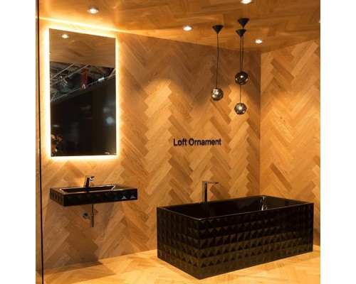 Bette Loft Ornament Ванна отдельностоящая 181х81х42см, цвет: черный. B601-901,  3172-056 CFXX6A