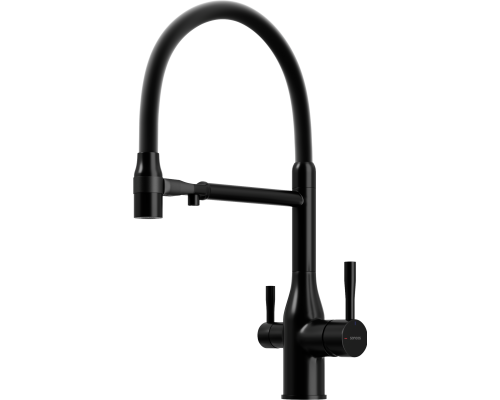 Смеситель для кухни Sancos Garda SC4009MB с гибким изливом, матовый черный Смеситель для кухни Sancos Garda SC4009MB с гибким изливом, матовый черный