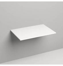 Salini Столешница 80х50х1.5 cм, из материалов S-Stone, цвет: белый матовый. 200121M