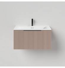 Salini Touch Тумба подвесная 60х50х32см., с раковиной, 1 ящик, верт. фрез., цвет: Taupe. T600V1TON205