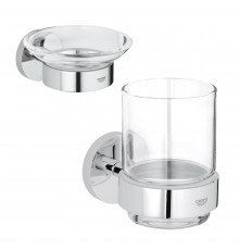 Набор Стакан Grohe Essentials 40369 + Мыльница 40444001