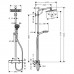 Hansgrohe Crometta E 240 SHP Душевая система 103см, с верхним душем 240х240мм., ручным дешем и термостатическим смесителем, цвет: хром. 27271000