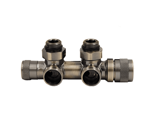 Узел нижнего подключения терм. Primoclima ArmatureLunarугловой левый 1/2 х3/4 Е, цвет бронза PCART888ABR