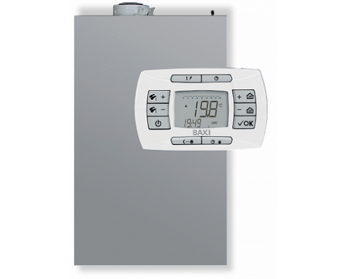 Котёл газовый настенный конденсационный, Baxi, LUNA AIR 24, мощность, кВт-3,4-20,6, двухконтурный, камера сгорания-закрытая (для установки вне помещения)