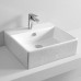 Artceram Quadro Раковина 50х48 см, 1 отв., с переливом, цвет: белый глянцевый, декор: Cementina. QUL002 01 86 акция