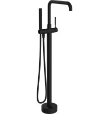 Напольный смеситель для ванны с душем STWORKI Лунд S25080BK черный