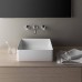 Laufen Living Square Раковина накладная 36x36x13см., без отв., без перелива, цвет: белый. 8.1143.3.000.112.1