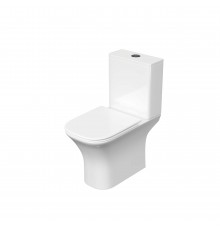 Унитаз-компакт напольный AQUATEK Optima Square AQ4411-00 безободковый, с микролифтом