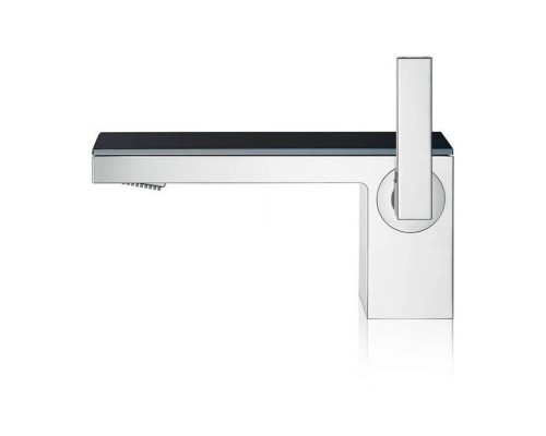 Axor MyEdition Смеситель для раковины 70, на 1 отв., излив 200мм, с донным клапаном, цвет: хром/черное стекло. 47010600 Axor MyEdition Смеситель для раковины 70, на 1 отв., излив 200мм, с донным клапаном, цвет: хром/черное стекло. 47010600