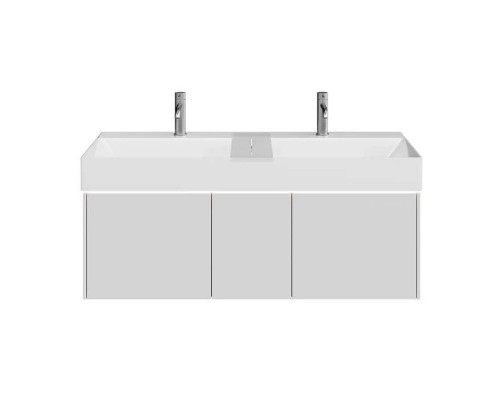 Kerama Marazzi Grande Тумба подвесная, 120х47х37.3см., 3 ящика, цвет: архитектурный серыйnbsp;nbsp; . GR.120.3\AGR.M