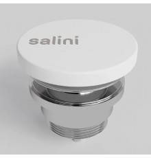 Salini D604 Донный клапан для раковины, фиксированный, S-Stone, цвет: белый матовый. 166302M