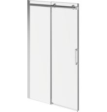 Душевая дверь в нишу Kerama Marazzi Cristallo CT.120.SD.BN 120 см, профиль брашированный никель, стекло прозрачное