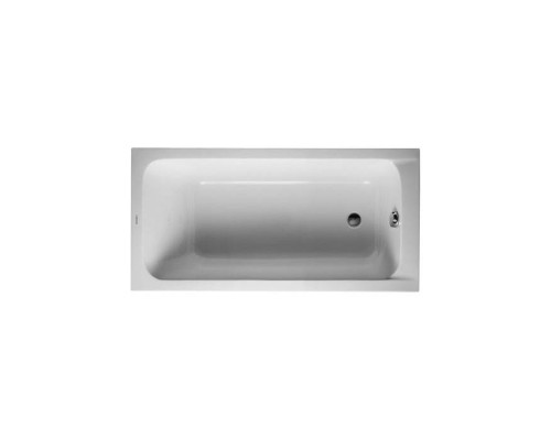 Duravit D-Code  Ванна акриловая 150х75x40см, встраиваемая, с 1 наклоном для спины, выпуск в зоне ног, цвет: белый. 700095000000000,  790225000001000/89013099098000,  790127000000000