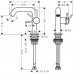Hansgrohe Tecturis S Смеситель для раковины, 1 отв., с донным клапаном, цвет: хром. 73320000