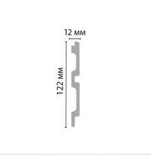 Декоративная панель DECOMASTER D319-112G ДМ (122*12*2900мм)