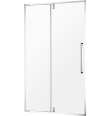 Душевая дверь в нишу AQUAme AQM7108-9 90 см, профиль хром, стекло прозрачное