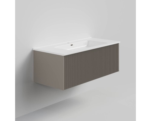 Тумба с раковиной La Fenice Terra 100 подвесная, cappuccino, раковина Slim Line 100 см Тумба с раковиной La Fenice Terra 100 подвесная, cappuccino, раковина Slim Line 100 см