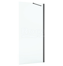 Roca 7.M440.9.016.M Capital Боковая часть 900х1950 мм, стекло прозрачное 6 мм, черный профиль M4409016M