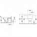 Duravit D-Code Унитаз-моноблок 65х35.5см., с отдельным бачком, с механизмом слива, слив универсальный, цвет: белый. 0927100004,  21180900002