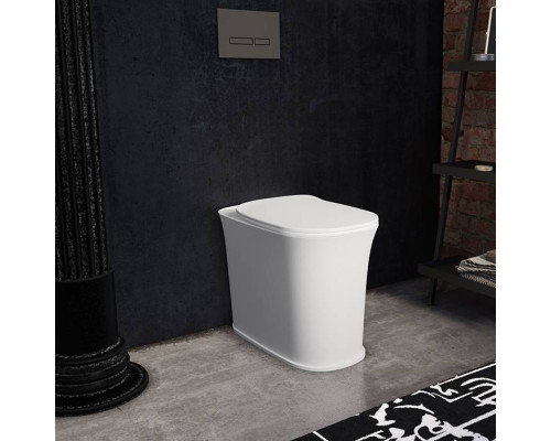 Kerasan The New Yorker Унитаз напольный 60х36.5см., приставной, цвет: белый матовый. 561830,  569130