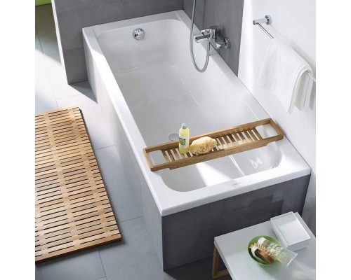 Duravit D-Code  Ванна акриловая 150х75x40см, встраиваемая, с 1 наклоном для спины, выпуск в зоне ног, цвет: белый. 700095000000000,  790225000001000/89013099098000,  790127000000000