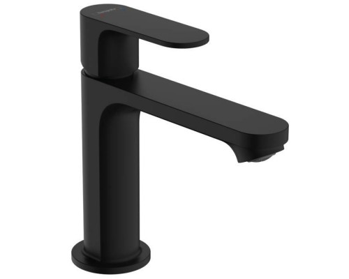 Hansgrohe Rebris S Смеситель для раковины, 1 отв., с донным клапаном, цвет: черный матовый. 72517670