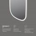 M8FMOX0551WGH Зеркало универсальное с контурной LED-подсветкой, ИК- сенсором, вытянутое, 55*100 см