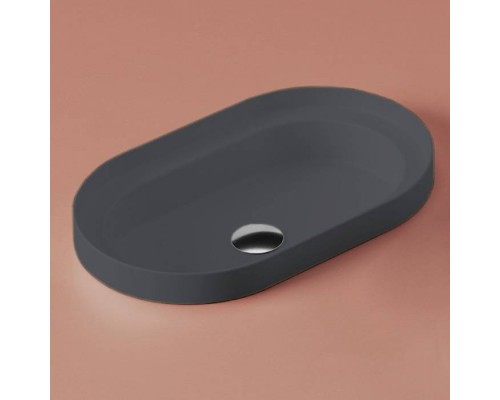 Artceram Fuori Scala Раковина 58х36 см, без отв., без перелива, цвет: blu denim. TFL033 37 00 Artceram Fuori Scala Раковина 58х36 см, без отв., без перелива, цвет: blu denim. TFL033 37 00
