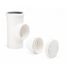 Ревизия Rehau RAUPIANO Plus 110 с резиновым уплотнительным кольцом 11215341004