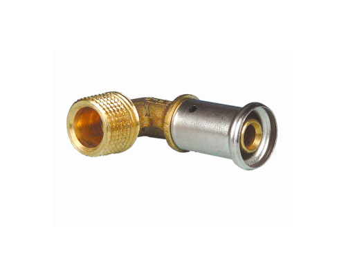 Угольник 90° НР, латунь пресс, 26x3/4 HENCO 5P-2605