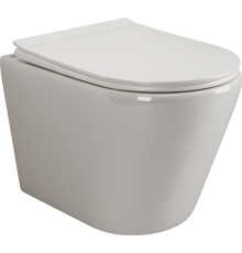 Унитаз подвесной Ceramicanova Highlight Rimless CN1804 с микролифтом, безободковый