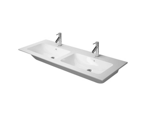 Duravit ME by Starck Раковина 130x49 см, 1 отв., двойная, цвет: белый. 2336130000