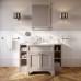 DevonDevon Flair Тумба под раковину 128х102см., со столешницей из мрамора Calacatta Borghini и раковиной White50, цвет: Off White. FLAIROFCAL