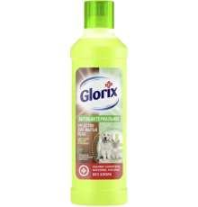 Средство для мытья пола Glorix Цветущая яблоня и ландыш, антибактериальное, 1 л