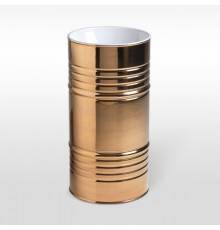 Kerasan Artwork Раковина 45х90 см, без отв., свободностоящая BARREL, слив в стену, цвет: белый / золото. 474339