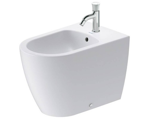 Duravit Bento Starck Box Биде напольное, 37x60см, с 1 отв., HygieneGlaze, цвет: белый глянцевый. 2299103000