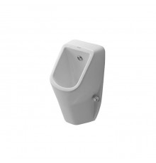 Duravit D-code писсуар, без мушки, 30.5x29.5см., подача воды сзади, цвет: белый. 0829300000