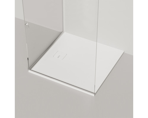 Salini Oasi Душевой поддон 100х100см, с сифоном, S-Stone, цвет: белый матовый. 120324M