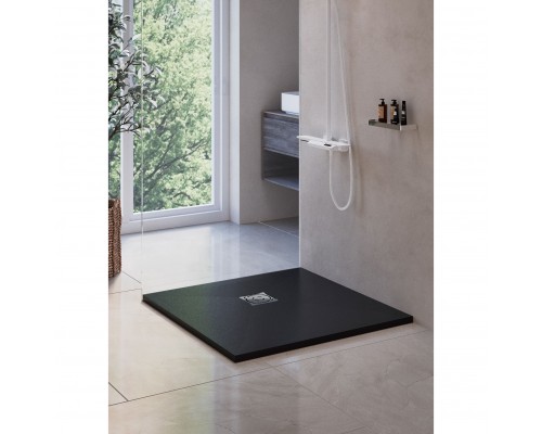 Душевой поддон квадратный RGW ST-G Графит  800x800