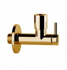Gessi Origini Запорный кран-фильтр для подвода воды к смесителю, круглый, цвет Gold CCP. 01411#080